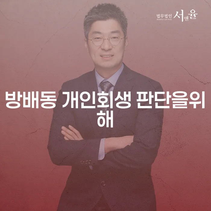 방배동 개인회생 판단을위해