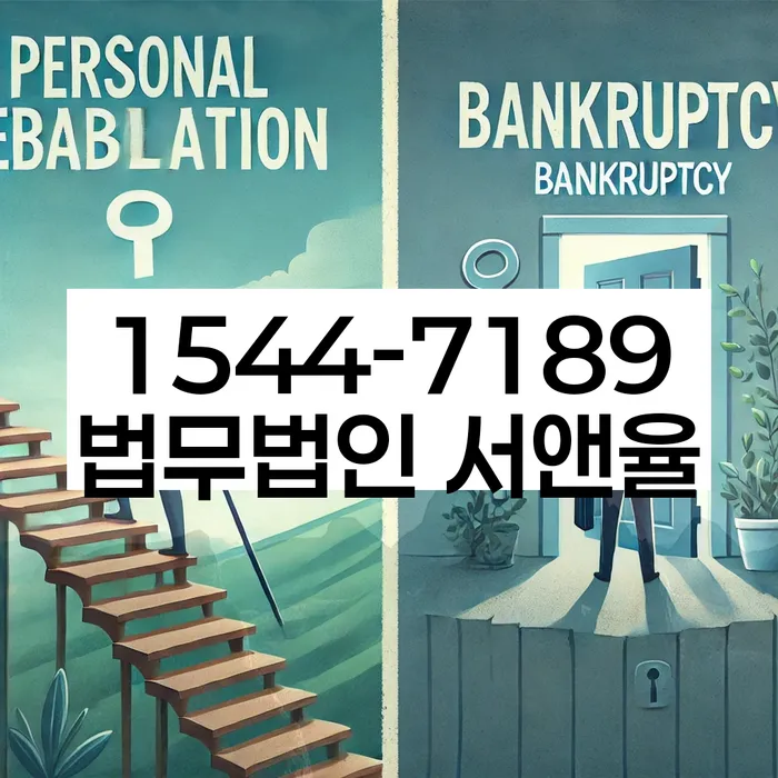 개인회생과 파산 차이점